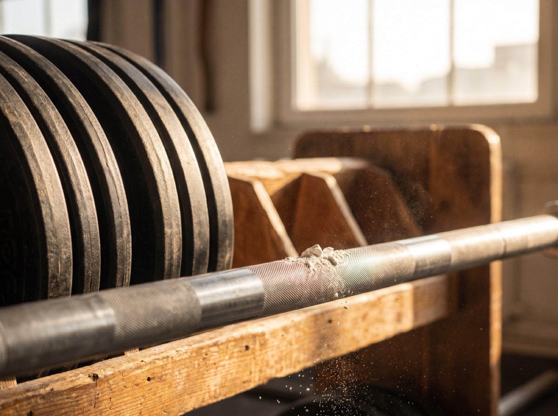 Barbell and plates